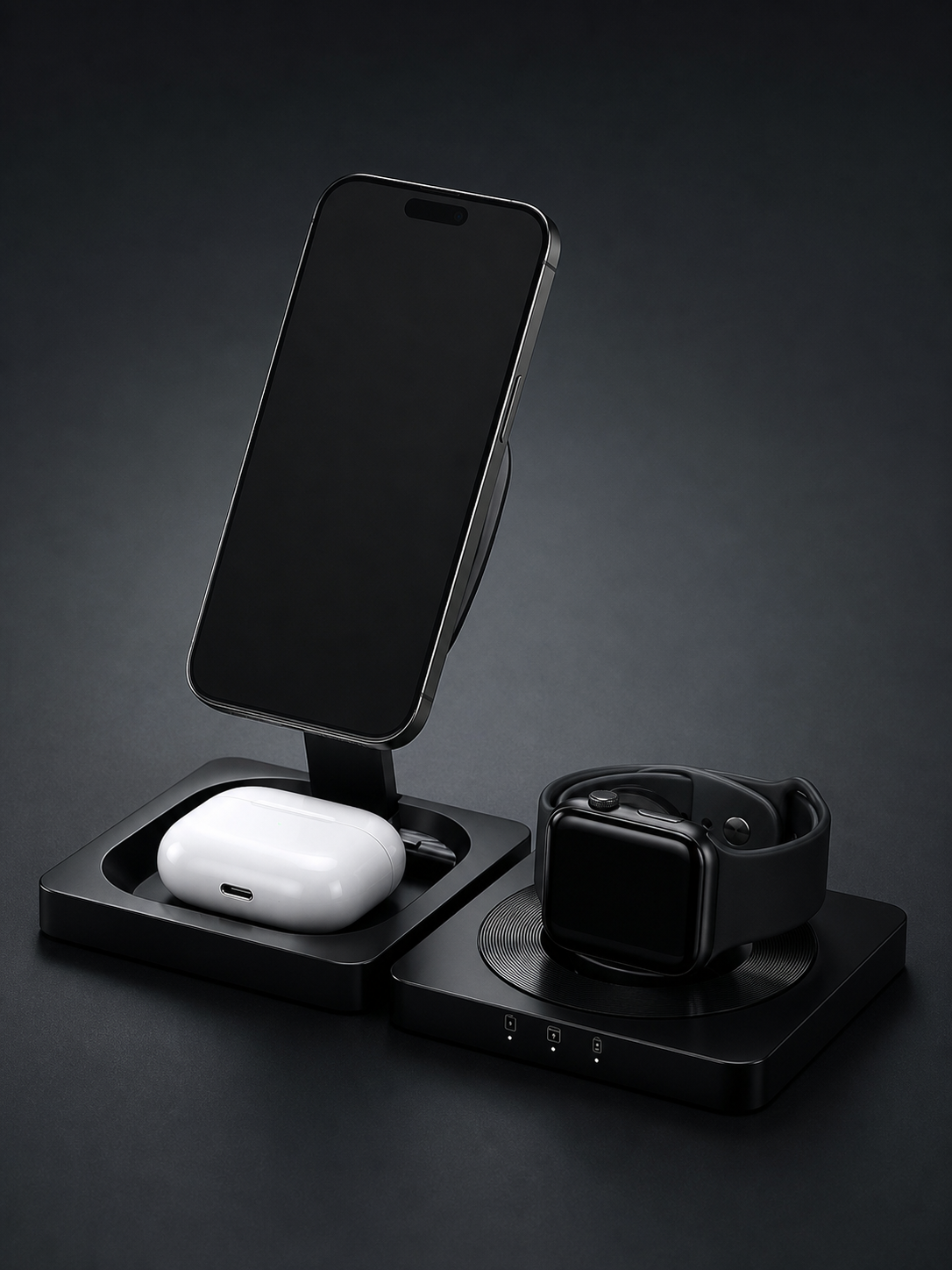 GoBloks simultaneously charging three compatible devices